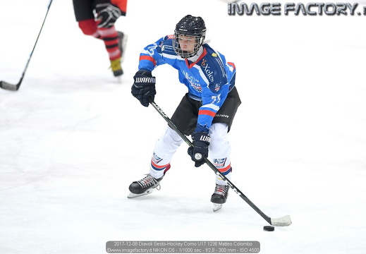2017-12-08 Diavoli Sesto-Hockey Como U17 (2-8)